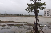 Sở hữu vị trí ‘’vàng’’ giữa biển Hội An và sông Cổ Cò, Khu đô thị Bắc Hội An vẫn ngập ngụa trong nước
