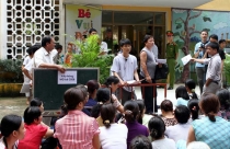 Xây chung cư 'quên' xây trường
