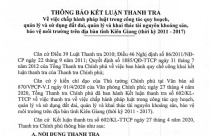 Thanh tra Chính phủ đề nghị thu hồi 43 dự án đầu tư chậm triển khai, sai phạm tại Kiên Giang