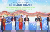 Long An: Khánh thành khu công nghiệp 130ha ở Cần Đước