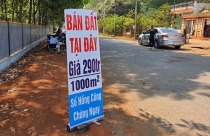 Giá đất nhiều nơi quay đầu giảm đến 20%