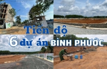 6 dự án bất động sản đang thi công xây dựng ở Bình Phước