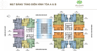 Mặt bằng chung cư Sky Park Residence Tôn Thất Thuyết