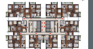 Mặt bằng chung cư Gold Tower 275 Nguyễn Trãi