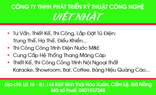  				Công ty TNHH phát truển kỹ thuật công nghệ Việt Nhật				