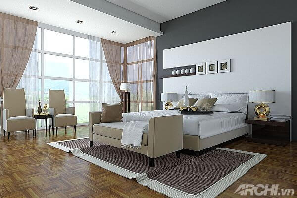 Mẹo chọn màu sơn hoàn hảo cho phòng ngủ