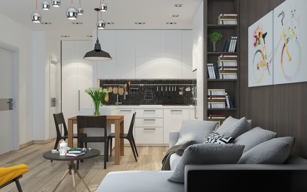 Sửa chữa cải tạo căn hộ chung cư 45m2 chuẩn đẹp tại Hà Nội