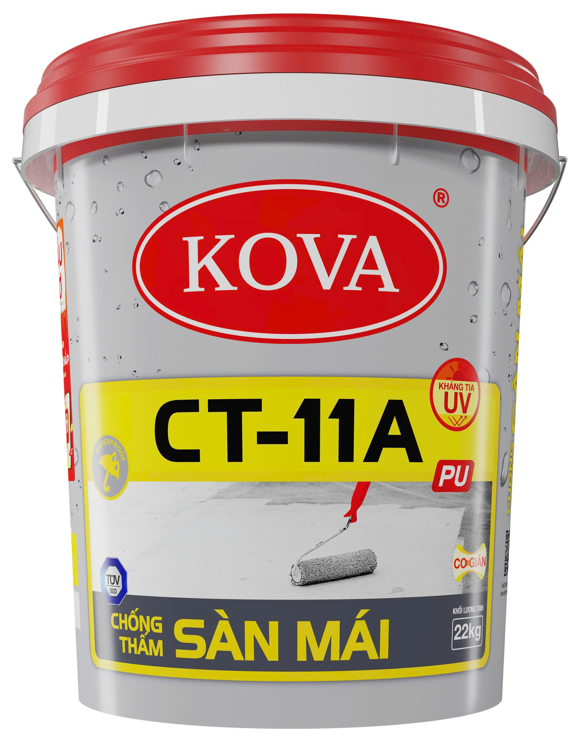 Chất Chống Thấm KOVA CT-11A PU Sàn Mái