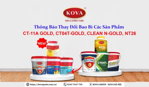 Thông báo thay đổi bao bì sản phẩm 