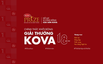 GIẢI THƯỞNG KOVA LẦN THỨ 18 (NĂM 2020) CHÍNH THỨC KHỞI ĐỘNG