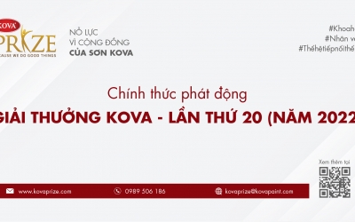 KHỞI ĐỘNG GIẢI THƯỞNG & HỌC BỔNG KOVA - LẦN THỨ 20 (NĂM 2022)