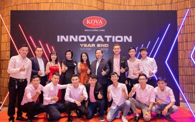 SÔI ĐỘNG VÀ HOÀNH TRÁNG VỚI TIỆC TẤT NIÊN KOVA 2019 CHỦ ĐỀ INNOVATION