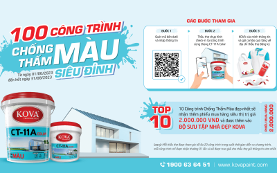 CHƯƠNG TRÌNH “100 CÔNG TRÌNH CHỐNG THẤM MÀU SIÊU ĐỈNH”