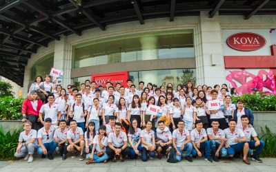 NHÂN VIÊN KOVA SÁT CÁNH CÙNG “RA BIỂN LỚN” TẠI CHƯƠNG TRÌNH TEAMBUILDING 2019